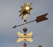 Jeremiah Horrocks Weathervane of  the transit of Venus